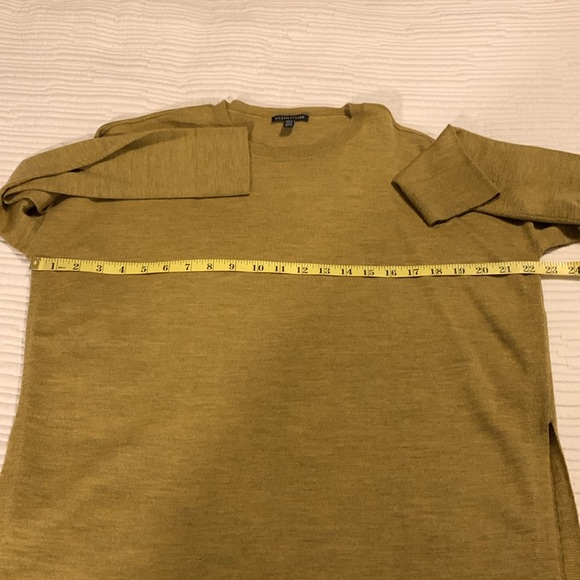 Eileen Fisher Women Crew Neck 100% Merino Wool Tunic Sweater Oversized Size XS - Picture 10 of 11